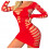 mini abito body rosso sexy ed erotico 1