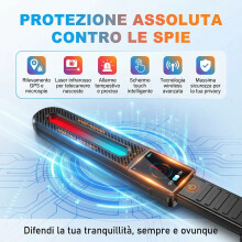 F999 Rilevatore Scanner Professionale di Microspie e Telecamere 50MHz-8GHz - Rileva GPS, Microfoni, Microcamere Wireless - Bonific