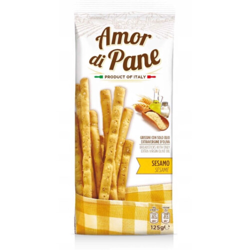Hosta Grissini Sticks med sesam 125g