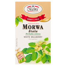 Malwa Kosttilskud urtete hvid morbær 40 g (20 x 2 g)