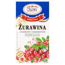 Malwa Tranebærfrugtte 40 g (20 x 2 g)