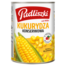Pudliszki majs på dåse 400 g