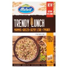 Melvit Trendy Lunch Mhammas ærter vilde svampe timian 400 g (4 poser)
