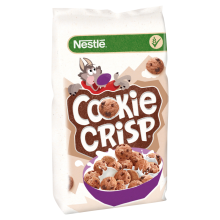 Nestlé Cookie Crisp chokoladesmagede småkageformede kornflager 250 g