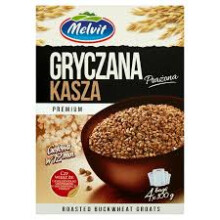 Melvit Premium Ristede Boghvedegryn 400 g (4 poser)