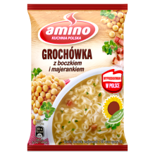 Amino Instant ærtesuppe med bacon og merian 65 g