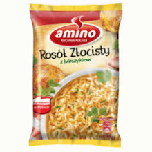 Amino Instant suppe gylden bouillon med løvstikke 57 g