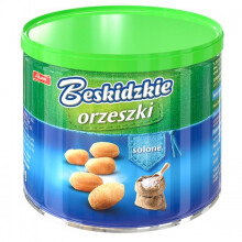 Aksam Beskidzkie Jordnødder med salt på dåse 140g