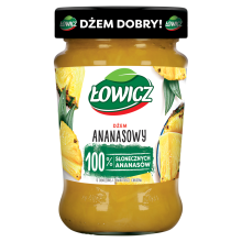 Łowicz Ananasmarmelade med reduceret sukkerindhold 280 g