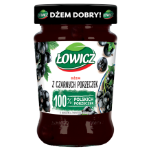 Łowicz Solbærmarmelade med reduceret sukkerindhold 280 g