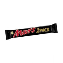 Mars Bar med nougatfyld overtrukket med karamel og chokolade 70 g (2 stk.)
