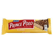 Prince Polo Classic Sprød vaffel med kakaocreme overtrukket med chokolade 35 g