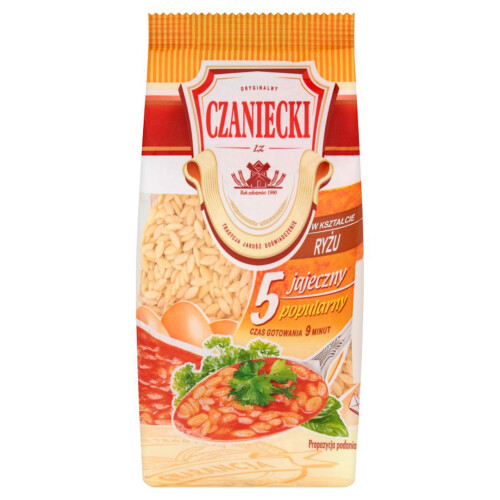 Czaniecki Pasta 5 æg populær i form af ris 250 g
