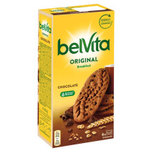 belVita Morgenmadsprodukter med kakaosmag og chokoladestykker 300 g