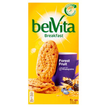 belVita Morgenmadsprodukter kiks med skovfrugter 300 g (6 x 50 g)