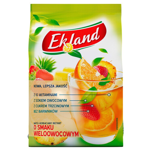 Ekland Instant Tea med Multi-Fruit Smag 300 g