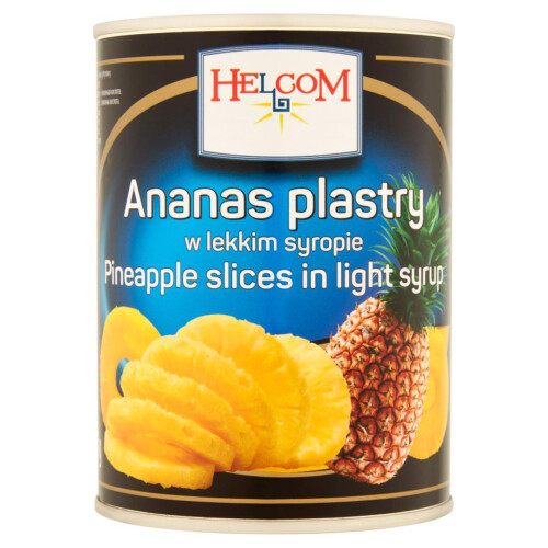 Helcom Ananasskiver i let sirup 565 g