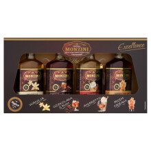 Monzini Vanilje Chokolade & Rom Amaretto Irish Cream Bartender's Sirup 4 x 50 ml