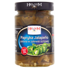 Helcom Grønne Jalapeño Peberfrugter i Eddikemarinade 290 g