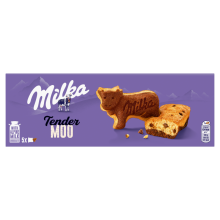 Milka Tender Moo Sponge Cake med mælkechokoladestykker 140 g (5 x 28 g)