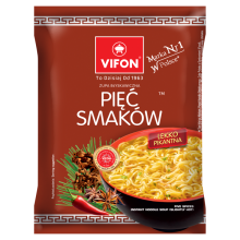 Vifon Five Flavors Instant Suppe 70 g