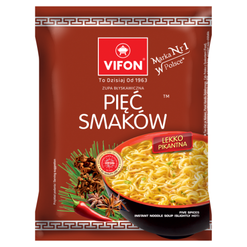 Vifon Five Flavors Instant Suppe 70 g