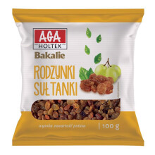 Aga Holtex Sultana Rosiner 100g Tørret Frugt