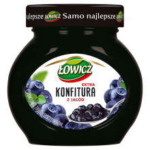 Łowicz Ekstra bærmarmelade med reduceret sukkerindhold 240 g