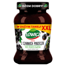 Łowicz XXL Solbærmarmelade med reduceret sukkerindhold 450 g