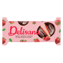Delisana keksit mansikkahyytelöllä 135g