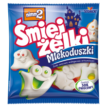 nimm2 Śmiejżelki Mlekoduszki Frugtgeléer beriget med vitaminer 90 g
