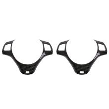 2X GuarniçãO da Tampa Do Volante Interior Do Carro para 3 Series E90 E92 E93 2005-2012 LHD