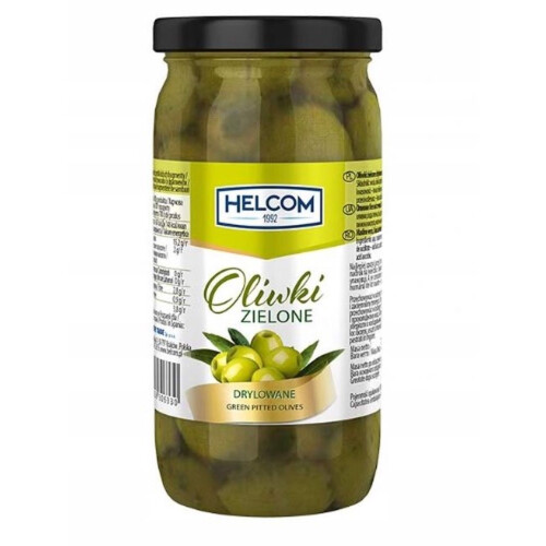 Helcom Udstenede Grønne Oliven 370g