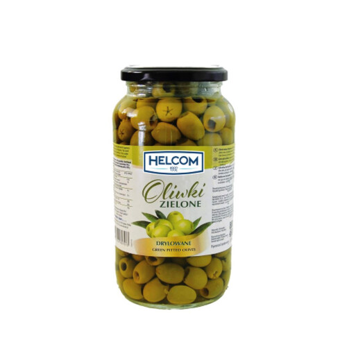 Helcom Udstenede Grønne Oliven 935ml