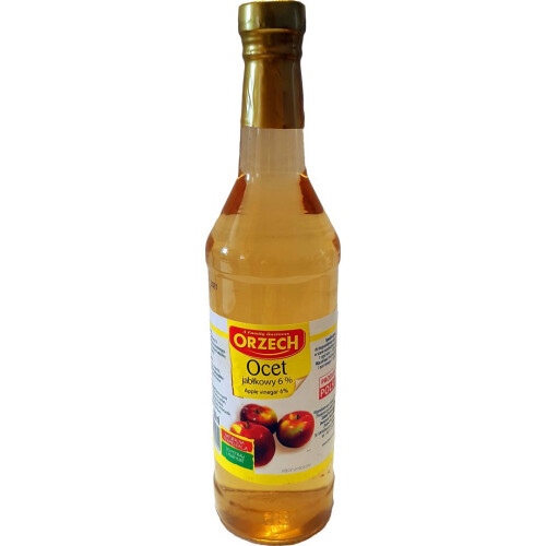 Valnøddeæbleeddike 6% glas 500ml