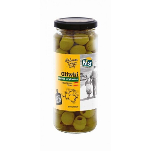 Kier Udstenede Grønne Oliven 235ml
