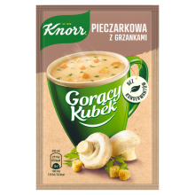 Knorr Hot Mug Champignonsuppe med Croutoner 15 g
