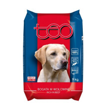 TEO Rich in beef - dry dog food - 9kg