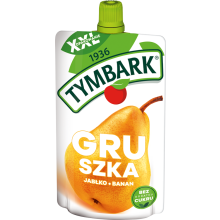 Tymbark 100% frugtmousse pære æble banan 200 g