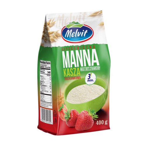 Melvit Instant Jordbærsemulje 400 g