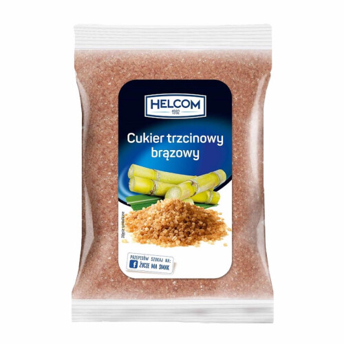 Helcom Brunt rørsukker 1 kg