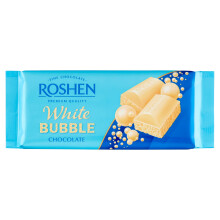 Roshen Hvid Chokolade med Bobler 80 g