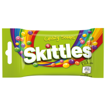 Skittles Crazy Sours Seje Slik 38 g
