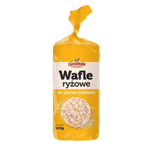 Eurowafel Risvafler med solsikkekerner 100 g