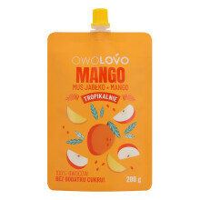 OWOLOVO Mango Æble-mango mousse 200 g