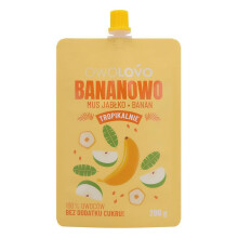 Owolovo Tropisk banan-æblemousse 200 g