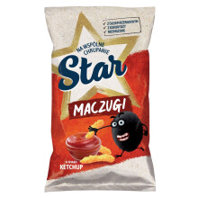 Star Maczugi majschips med ketchup-smag 80 g