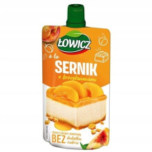 Łowicz Ris- og frugtdessert à la cheesecake med ferskner 100 g