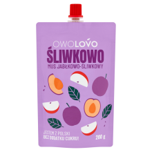 Owolovo Śliwkowo Æble- og blommepuré 200 g