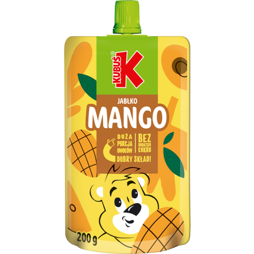Kubuś Æble-mango mousse 200 g
